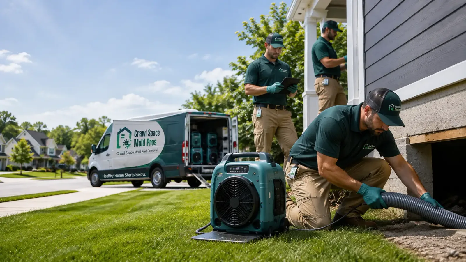Crawl Space Mold Removal in Newcastle, ME